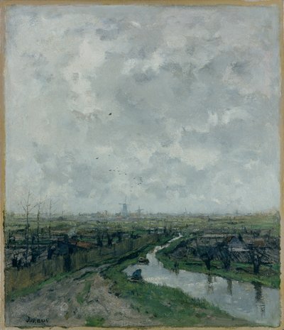 Salatgarten in der Nähe von Den Haag, ca. 1878 von Jacob Henricus or Hendricus Maris
