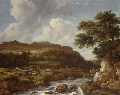 Gebirgslandschaft mit einem Wildbach von Jacob van Ruisdael