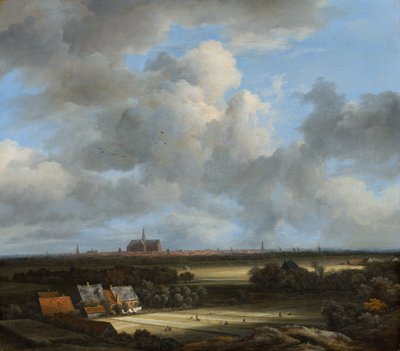 Ansicht von Haarlem mit Bleichfeldern, ca. 1670-75 von Jacob van Ruisdael