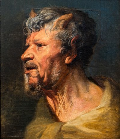 Kopf eines Fauns von Jacob Jordaens