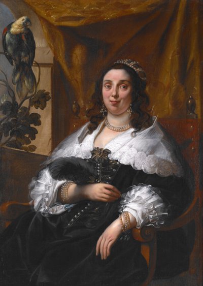 Porträt einer Dame von Jacob Jordaens