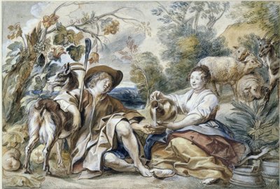 Schäferpaar von Jacob Jordaens