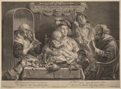 Wie die Alten singen, so zwitschern die Jungen von Jacob Jordaens