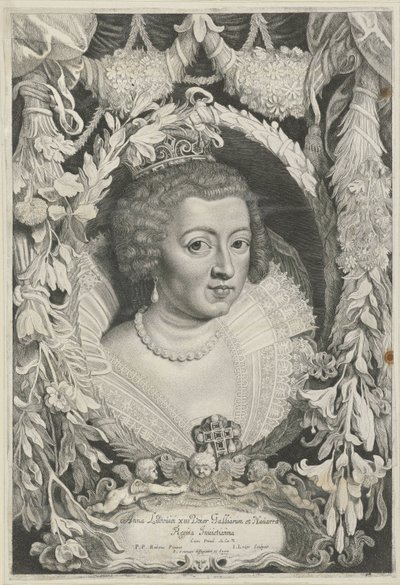 Porträt von Anna von Österreich von Jacob Louys