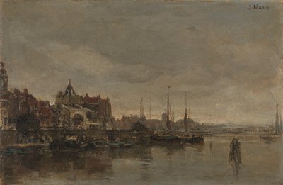 Der Schreierstoren mit der Brücke über die Gelderse Kade in Amsterdam von Jacob Maris