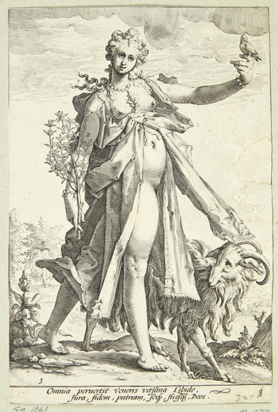 Wollust von Jacob Matham