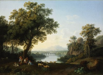 Flusslandschaft von Jacob Philipp Hackert