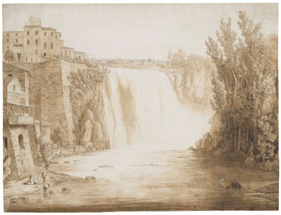 Die Cascata Grande von Isola del Liri, 1793 von Jacob Philippe Hackert