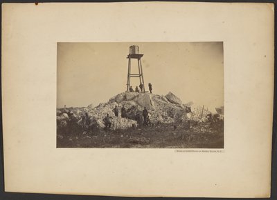 Ruinen des Leuchtturms auf Morris Island, South Carolina von Jacob R. Foster