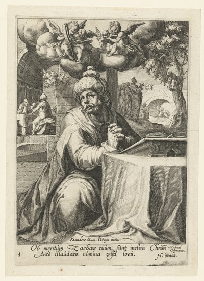 Zachäus als reuiger Sünder von Jacob de Gheyn (II) (workshop of)
