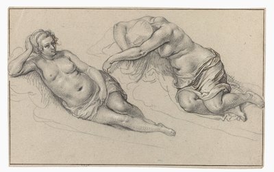 Zwei Studien einer nackten Frau von Jacob de Gheyn (II)