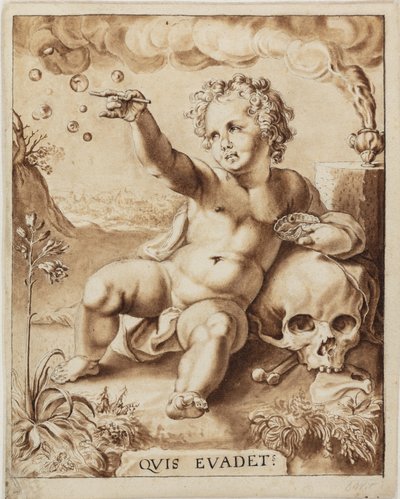 Allegorie der Vergänglichkeit. Homo Bulla von Jacob de Wit