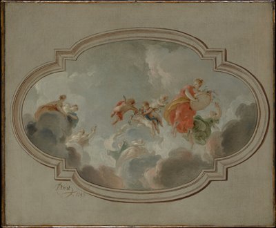 Flora und Zephyr von Jacob de Wit