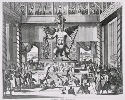 Mexikanischer Gott Huitzilopochtli, aus 
