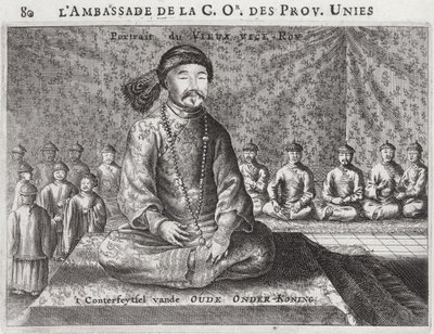 Porträt des alten Vizekönigs, aus einem Bericht einer niederländischen Botschaft nach China, 1665 von Jacob van Meurs