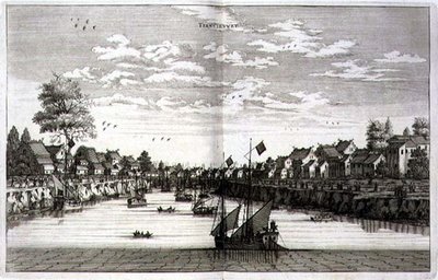 Tiencienwey, aus einem Bericht einer niederländischen Gesandtschaft nach China von Jacob van Meurs