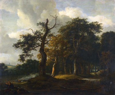 樫の森の道 von Jacob van Ruisdael