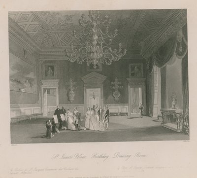 Geburtstagsfeier in einem Salon im St. James