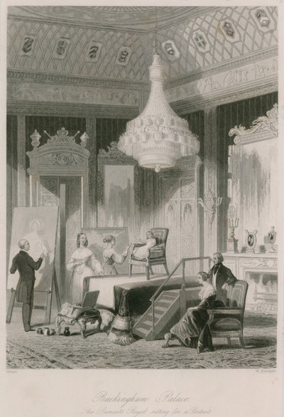 Die Prinzessin Royal sitzt für ein Porträt im Buckingham Palace von Jacob van der Heyden