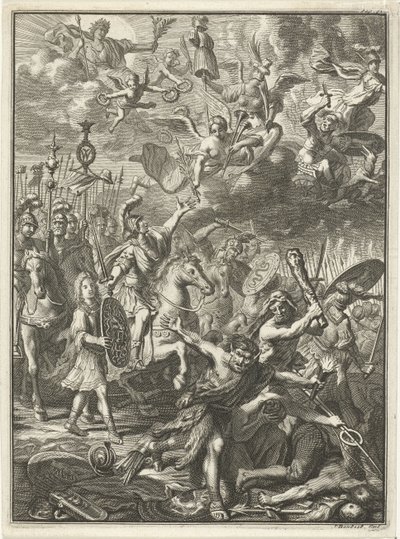 Die Armee von Wilhelm III. besiegt die Feinde von Jacobus Baptist
