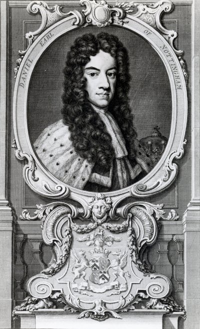 Daniel Finch, 2. Earl of Nottingham und 7. Earl of Winchilsea (1647-1730) von Jacobus Houbraken
