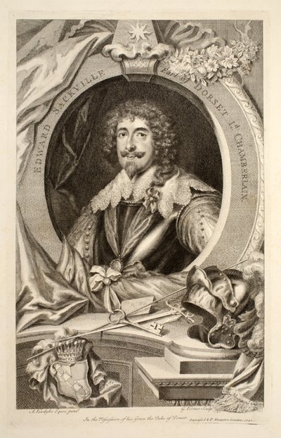 Porträt von Edward Sackville, Illustration aus 