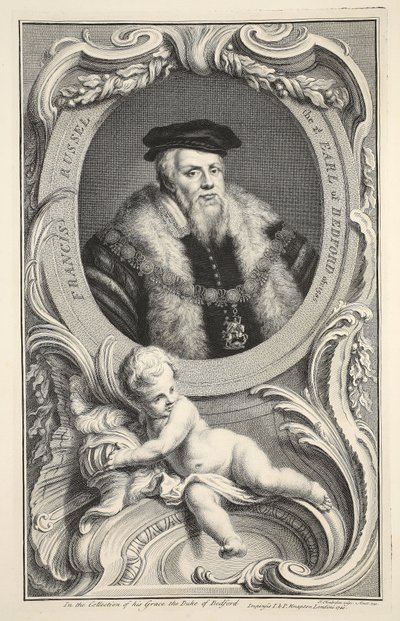 Porträt von Francis Russell, Illustration aus 