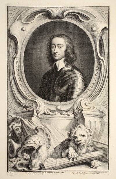 Porträt von Generalleutnant Fleetwood, Illustration aus 