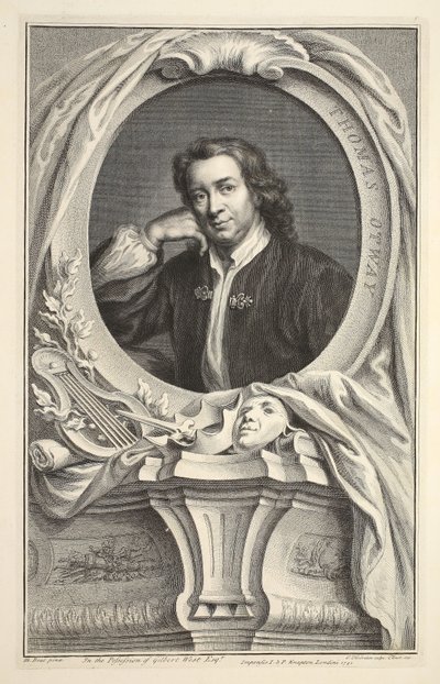 Porträt von Thomas Otway, Illustration aus 