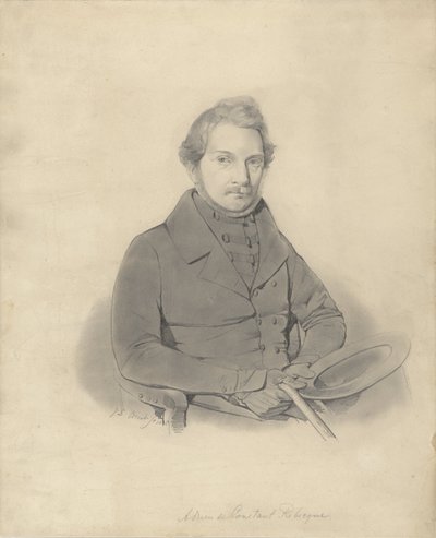 Porträt von Adrien Baron de Constant Rebecque von Jacobus Ludovicus Cornet