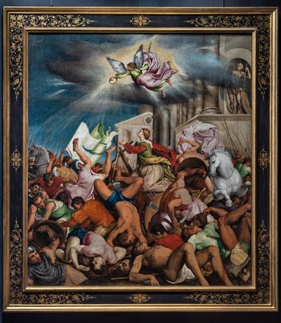 Martyrium der hl. Katharina von Alexandrien von Jacopo (1510-92) Bassano
