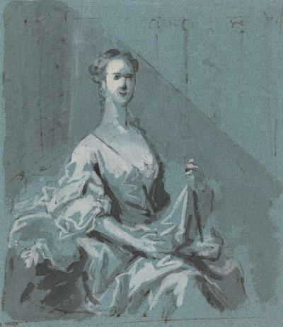 Porträt einer Dame von Jacopo Amigoni