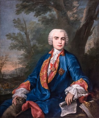 Der Kastrat Carlo Broschi, bekannt als Il Farinelli, ca. 1752 von Jacopo Amigoni