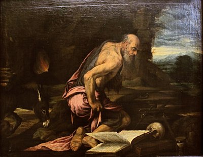 Der büßende hl. Hieronymus von Jacopo Bassano