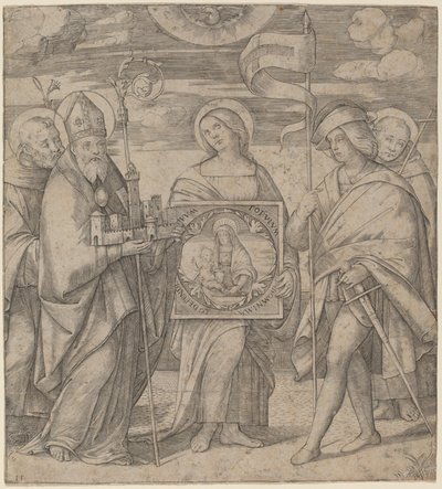 Schutzheilige von Bologna von Jacopo Francia