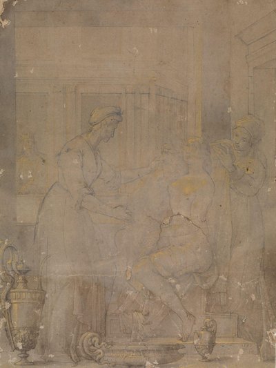 Das Bad der Bathseba von Jacopo Ligozzi