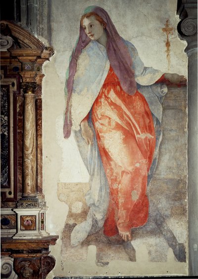 Verkündigung (Detail) von Jacopo Pontormo