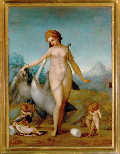 Leda und der Schwan von Jacopo Pontormo