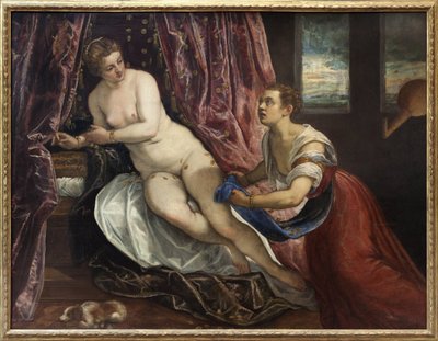 Danaë, in der griechischen Mythologie Tochter von Akrisios, König von Argos von Jacopo Robusti Tintoretto