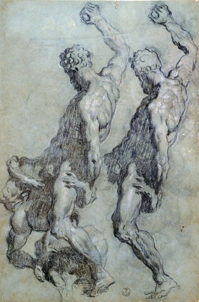 Studie von Figuren von Jacopo Robusti Tintoretto