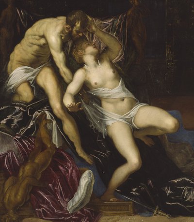 Tarquin und Lucretia, ca. 1578-80 von Jacopo Robusti Tintoretto