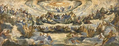 Die Krönung der Jungfrau im Paradies von Jacopo Robusti Tintoretto