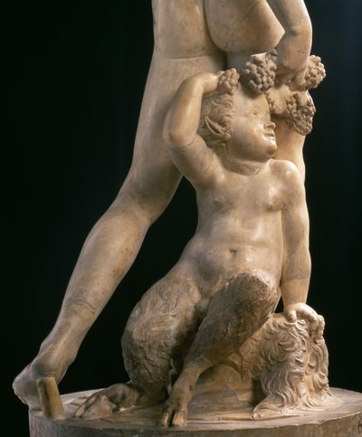 Bacchus (Detail), Skulptur von Jacopo Sansovino (1486-1570) von Jacopo Sansovino