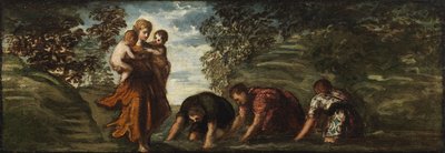 Latona verwandelt die lykischen Bauern in Frösche von Jacopo Tintoretto