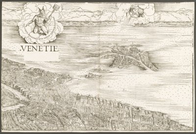 Ansicht von Venedig [oberer Mittelblock], 1500 von Jacopo de Barbari
