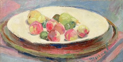 Stillleben mit Pfirsichen und Birnen von Jacqueline Marval