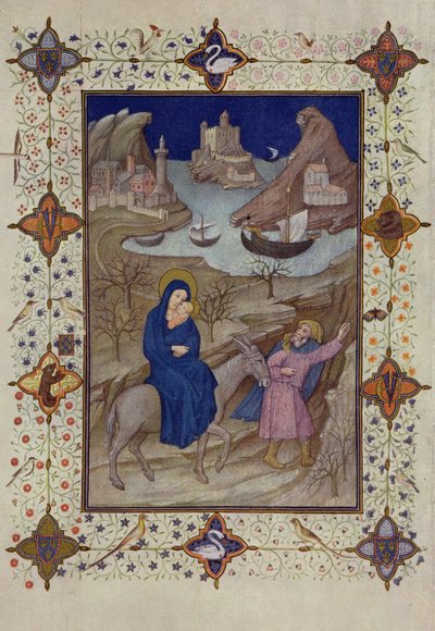 MS 11060-11061 Stunden Unserer Lieben Frau: Vesper, Die Flucht nach Ägypten, aus den 