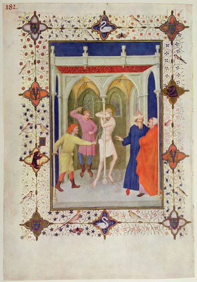 Stunden des Kreuzes: Tierce, die Geißelung Christi, aus den 
