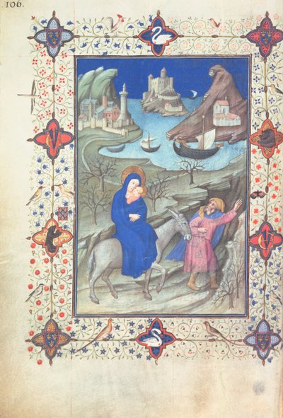 Ms 11060-61, Flucht nach Ägypten, aus 