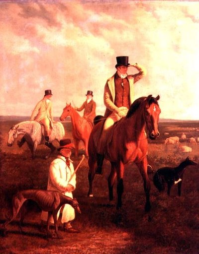 Lord Rivers beim Hetzen von Jacques Laurent Agasse